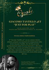 Giacomo tantillo 4et  just for play  12 maggio